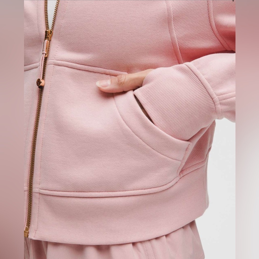 Lululemon Scuba Oversized Full-Zip Hoodie, xs/sm, NWT, Pink Haze/Rose Gold - Picture 2 of 7